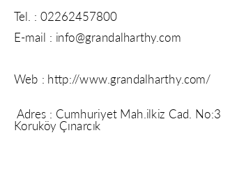 Grand Al-harthy Otel iletiim bilgileri